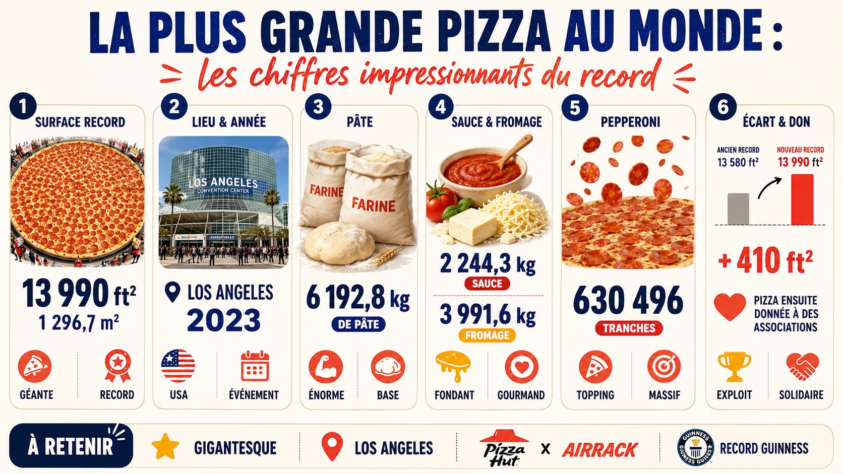 la plus grande pizza au monde - record